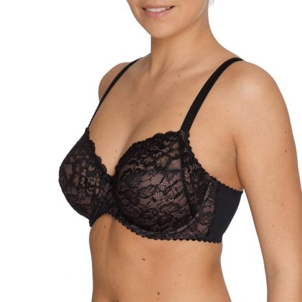 primadonna-couture-black-balcony-bra-side-view - Victoria's Little Bra Shop