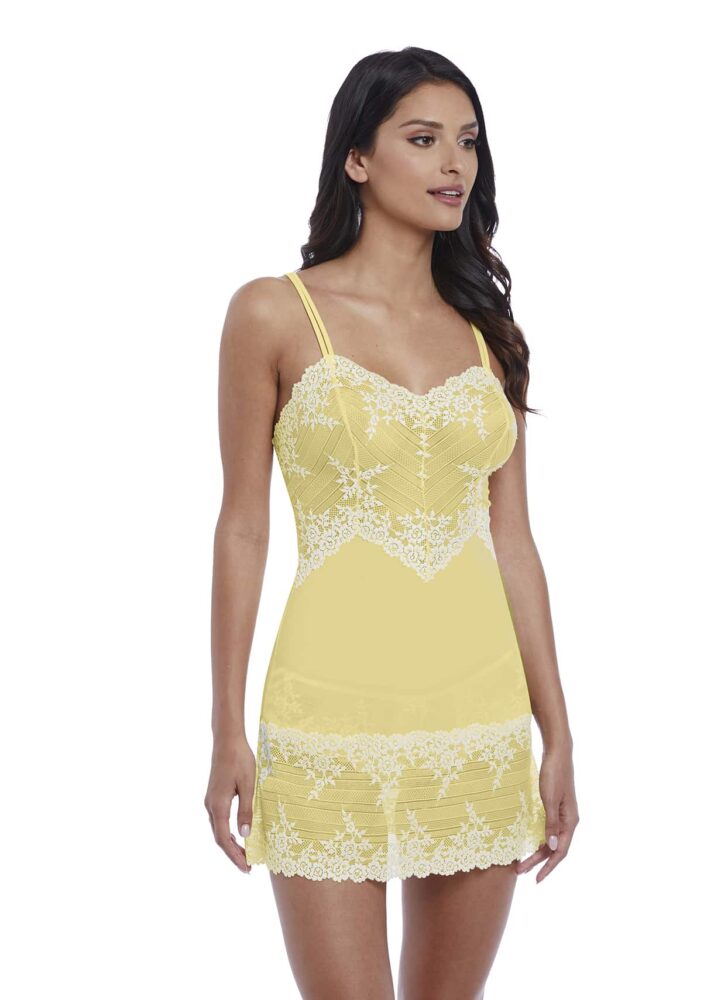 buy the Wacoal Embrace Lace Chemise in Lemon Ivory - Victoria's Little Bra  Shop