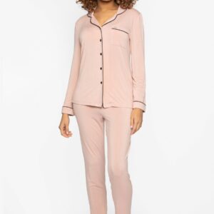 buy the Pretty You London Bamboo Pyjamas in Pink