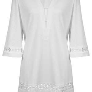 buy the Maryan Mehlhorn Tunic Silk White