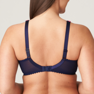 back view of PrimaDonna Devdaha Full Cup Bra Velvet Blue