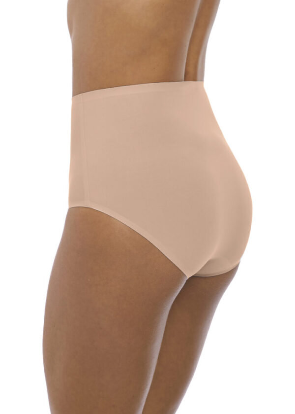 side view of Fantasie Smoothease Invisible Stretch Full Brief Natural Beige