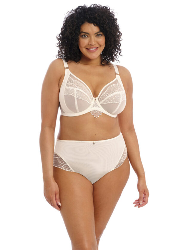 Elomi Priya Plunge Bra Vanilla with brief