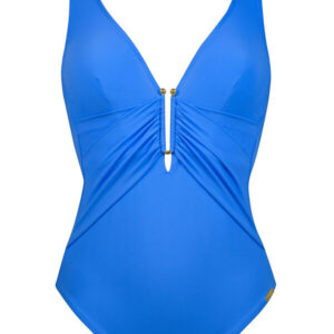 Maryan Mehlhorn Honesty V-Neck Swimsuit Horizon Blue close up