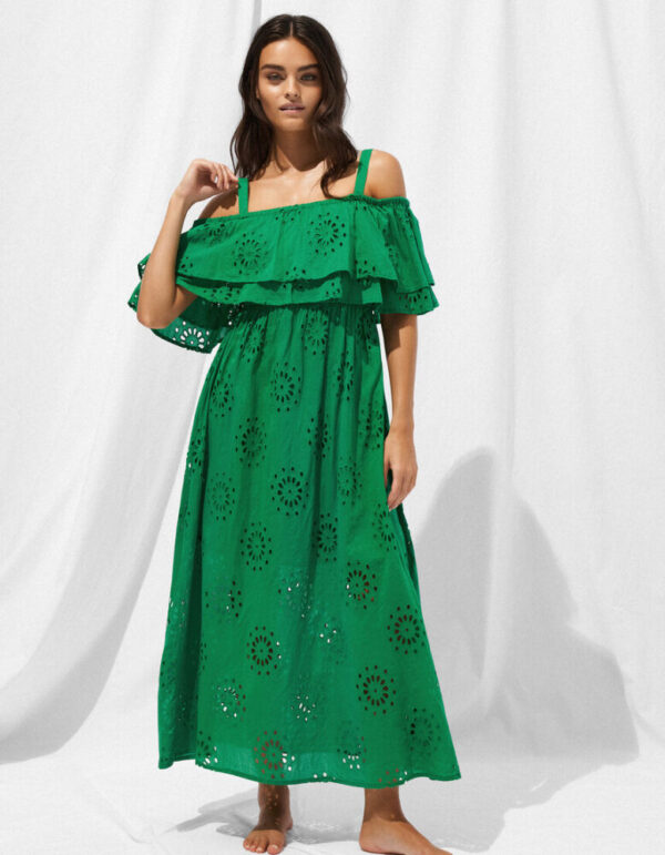 buy the Watercult Riviera Notes Dress Green Flare