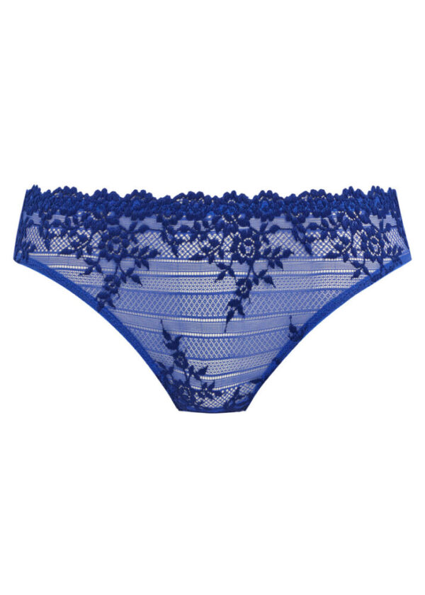 Wacoal Embrace Lace Brief Beaucoup Blue/Bellwether Blue cutout