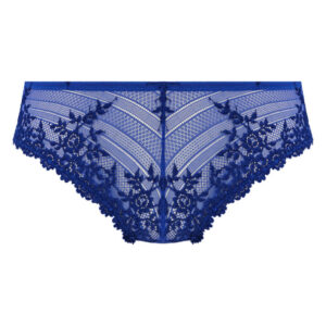 Wacoal Embrace Lace Tanga Beaucoup Blue/Bellwether Blue cutout