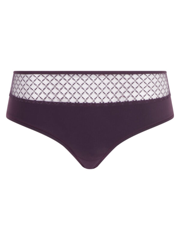 Chantelle Norah Chic Shorty Aubergine close up