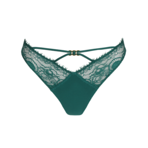 Marie Jo Junoo Thong Jasper Green cutout