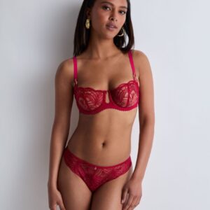 Aubade Vibes Half Cup Bra Love Potion with italian brief