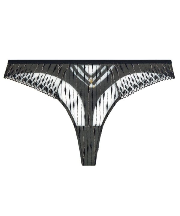 Aubade Voodoo Kiss Tanga Millennium Black cutout