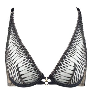 Aubade Voodoo Kiss Triangle Bra Millennium Black cutout