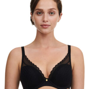 buy the Chantelle Norah Chic Plunge Bra Black