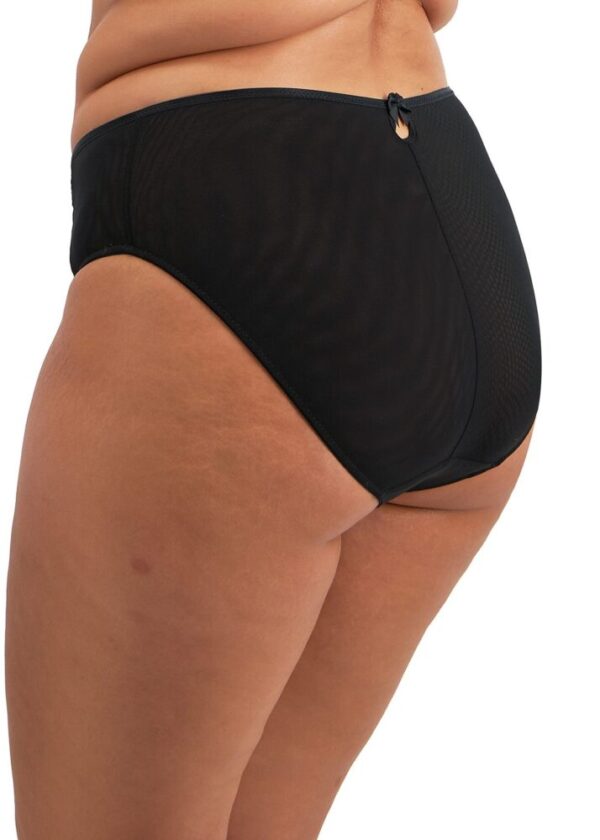 Elomi Teagan High Leg Brief Black Almond back