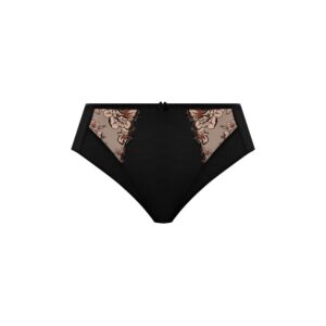 Elomi Teagan High Leg Brief Black Almond cutout