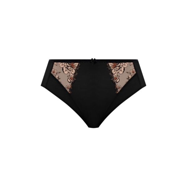 Elomi Teagan High Leg Brief Black Almond cutout