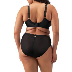 Elomi Teagan Plunge Bra Black Almond back