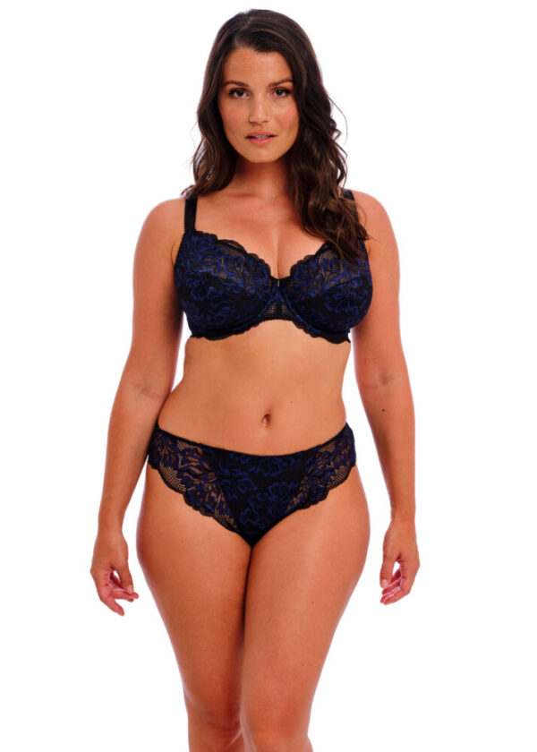 Fantasie Emmaline Side Support Bra Midnight with brief