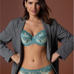 buy the Wacoal Embrace Lace Brief Eggshell Blue / Brittany Blue