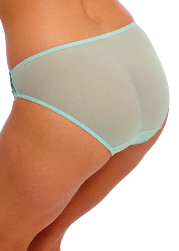 Wacoal Embrace Lace Brief Eggshell Blue / Brittany Blue side