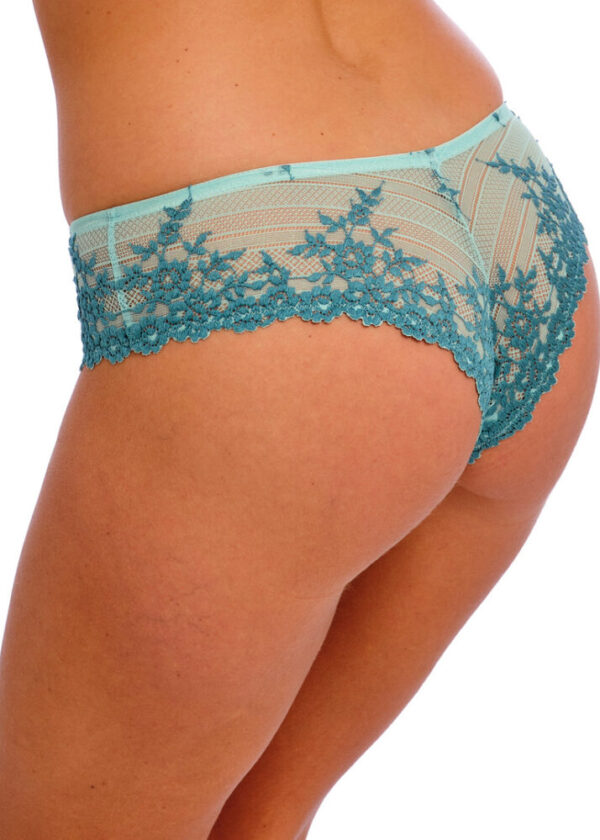 Wacoal Embrace Lace Tanga Eggshell Blue / Brittany Blue side