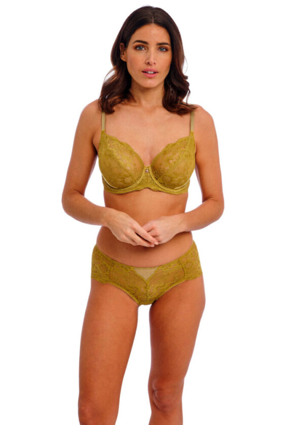 Wacoal Natsuki Underwire Bra Antique Gold with brief