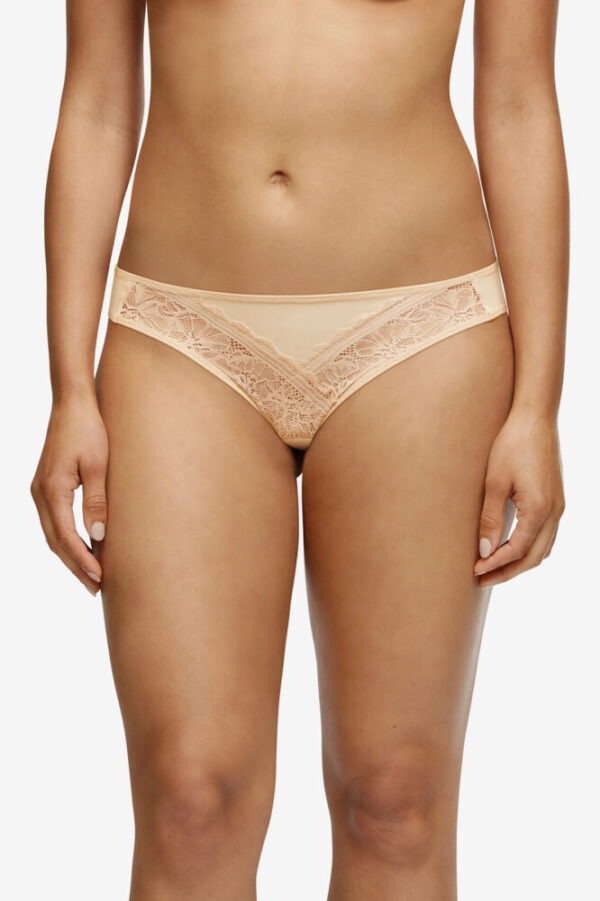 buy the Chantelle Floral Touch Evolutive Brief Golden Beige