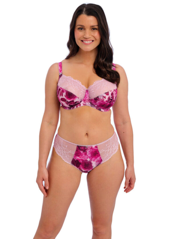 Fantasie Pippa Brief Raspberry Ripple with side support bra