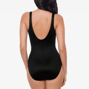 Miraclesuit Paka Mayan Temptress Swimsuit Black/Blue back