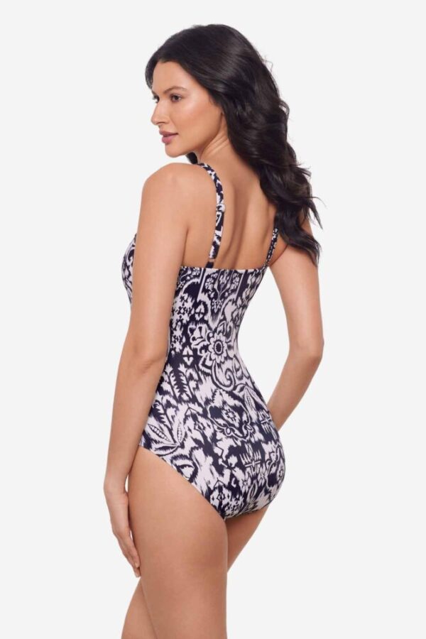 Miraclesuit Talavera Kara Swimsuit Midnight Blue/White side