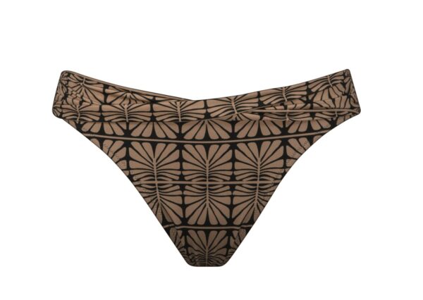 Watercult Artisan Vibe Bikini Caramel Black bikini brief