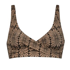 Watercult Artisan Vibe Bikini Caramel Black bikini top