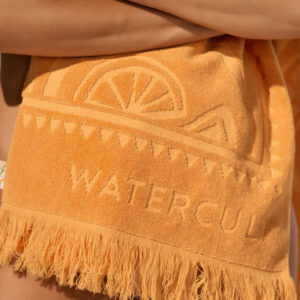 Watercult Beach Towel Vintage Orange close up