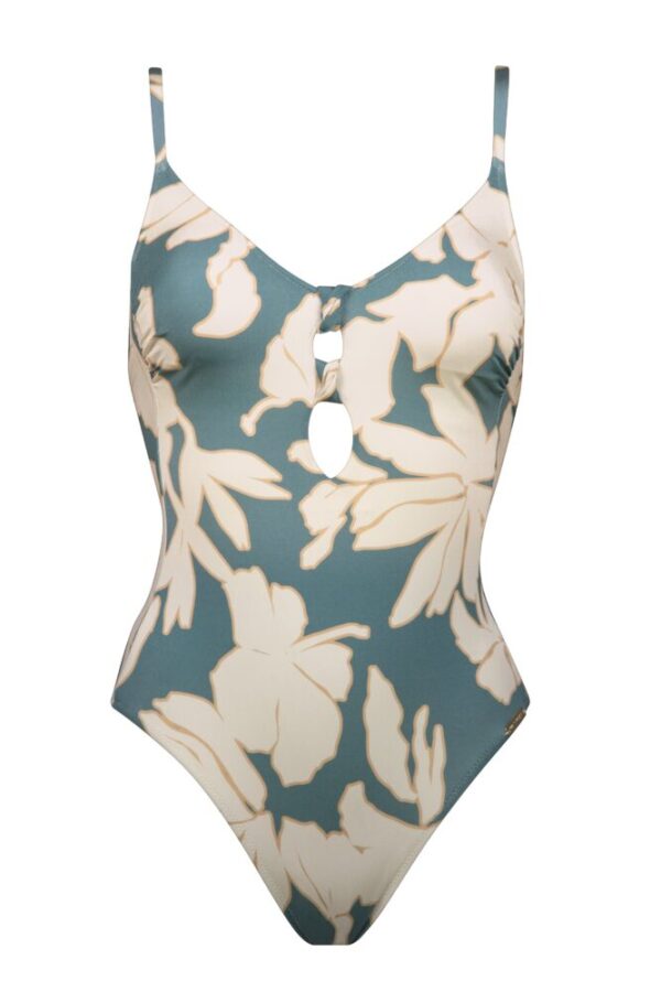 Watercult Floral Abstract Swimsuit Puffy Sky