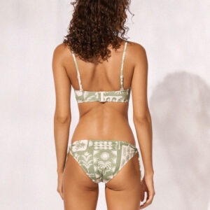 Watercult Rustic Med Bikini Sage Cream back