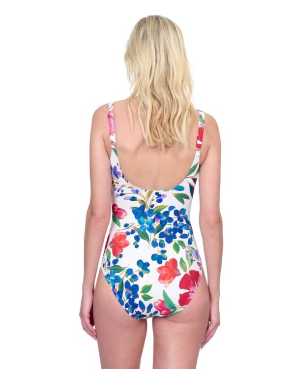 Gottex Garden Dream Swimsuit Off White Multi back