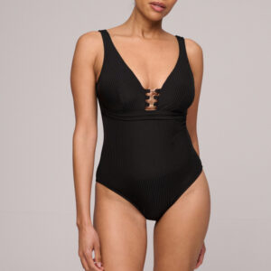 Marie Jo Emly Plunge Swimsuit Black