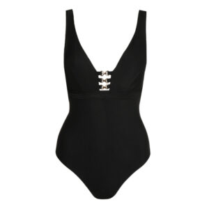 Marie Jo Emly Plunge Swimsuit Black cutout