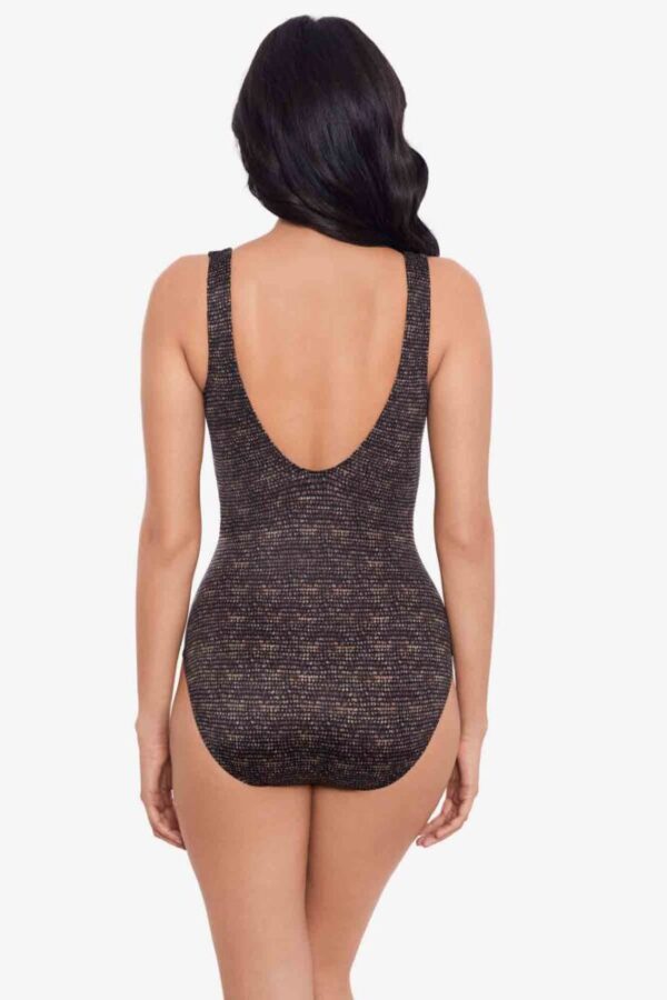 Miraclesuit Cappadocia Escape Swimsuit Black Multi back