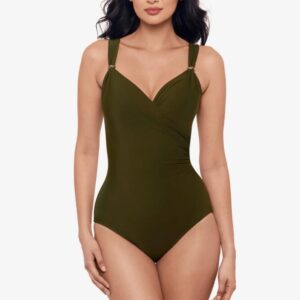 buy the Miraclesuit Razzle Dazzle Siren Swimsuit Nori