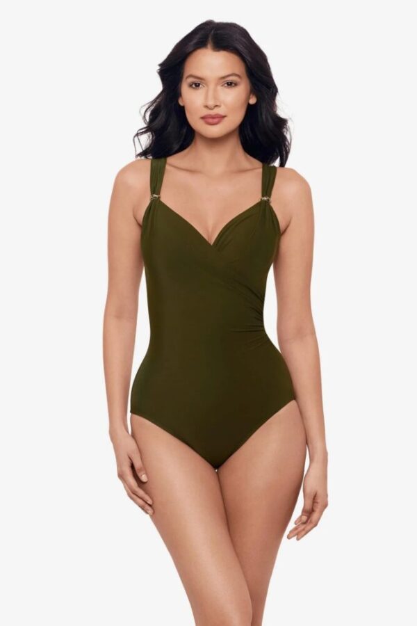 buy the Miraclesuit Razzle Dazzle Siren Swimsuit Nori