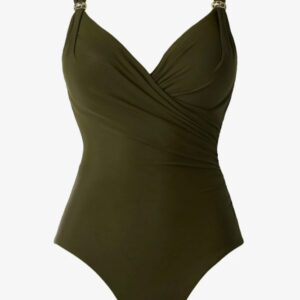 Miraclesuit Razzle Dazzle Siren Swimsuit Nori cutout