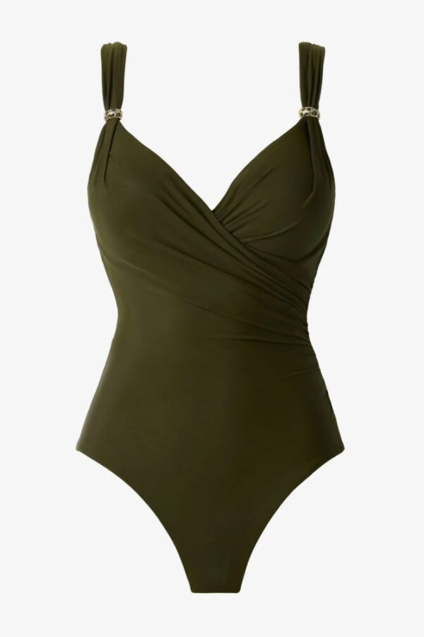 Miraclesuit Razzle Dazzle Siren Swimsuit Nori cutout