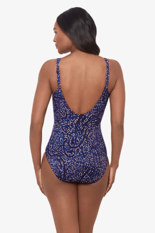 Miraclesuit Spotlight Oceanus Swimsuit Plum Multi back