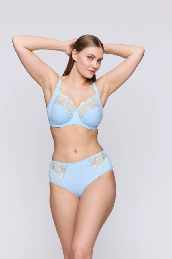 PrimaDonna Deauville Full Brief Milky Blue with full cup bra