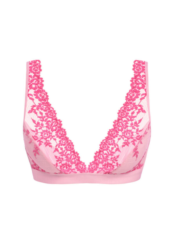 Wacoal Embrace Lace Bralette Ballet Slipper / Chateau Rose cutout