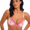 buy the Wacoal Embrace Lace Plunge Bra Ballet Slipper / Chateau Rose