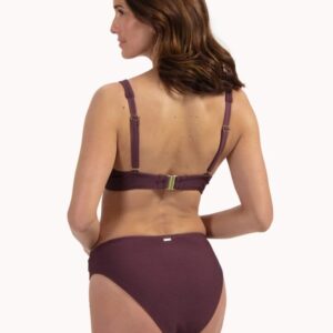 Cyell Wavy Brown Bikini Set back