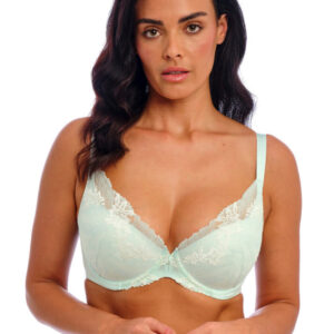 Wacoal Most Divine Plunge Bra in Eau-de-Nil front view