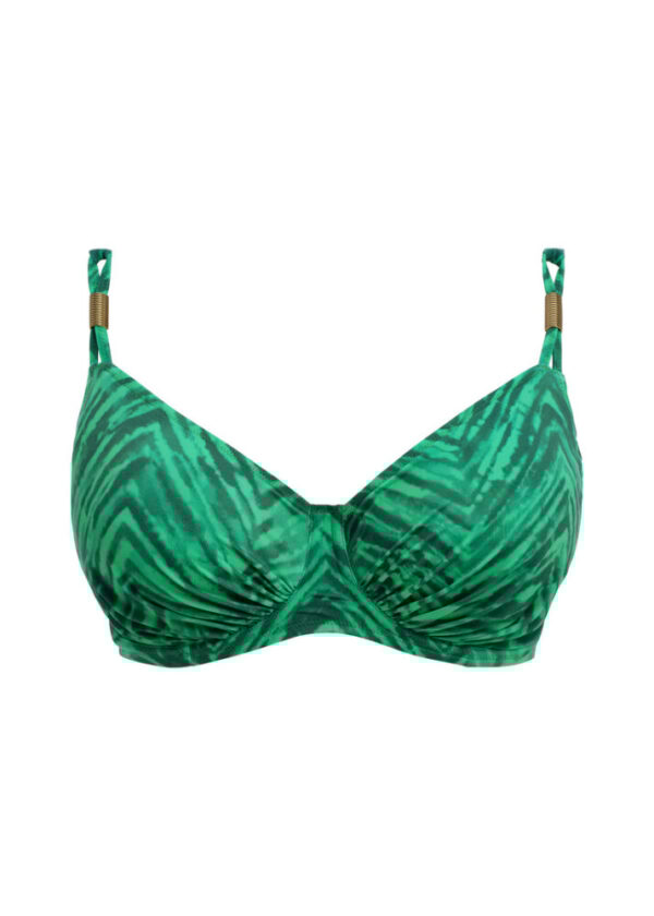 close up of the Punta Mita Full Cup Bikini Top